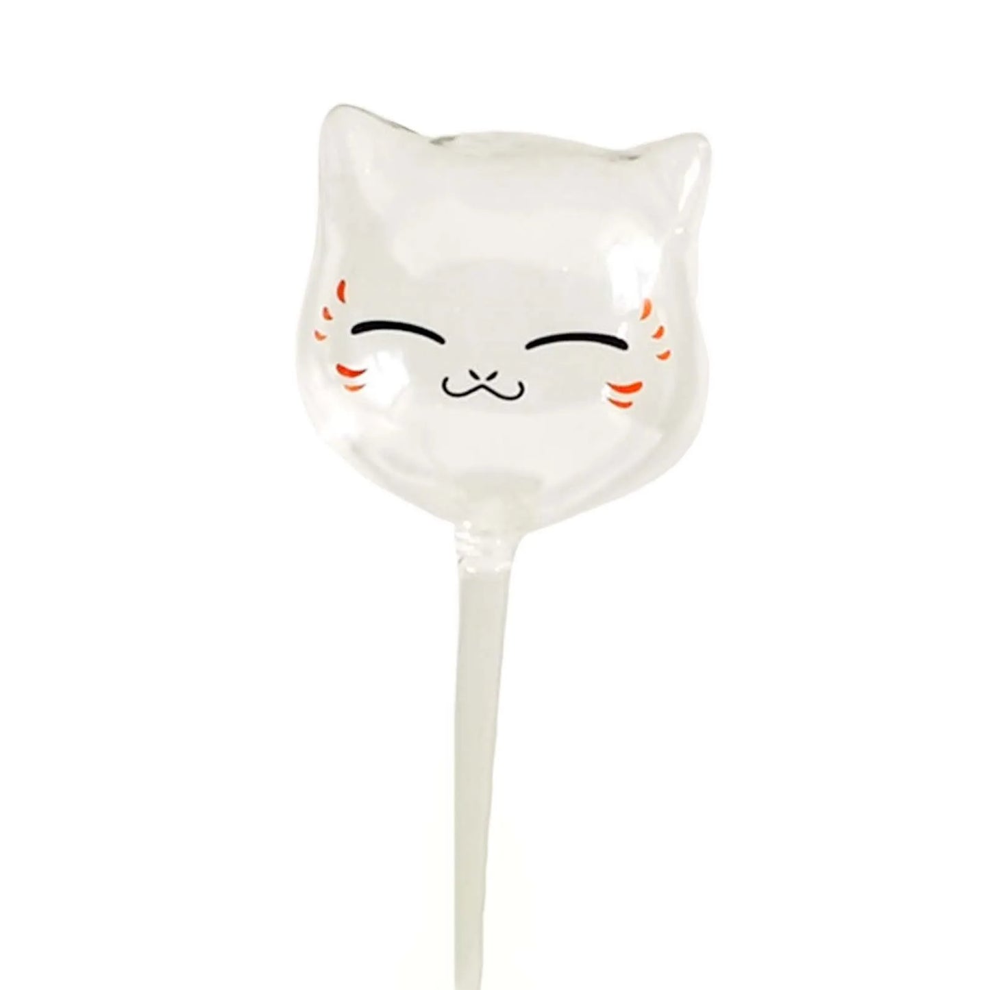 Watering Globes - Glass, Cat-Themed, 9.4" Long, Slow-Drip