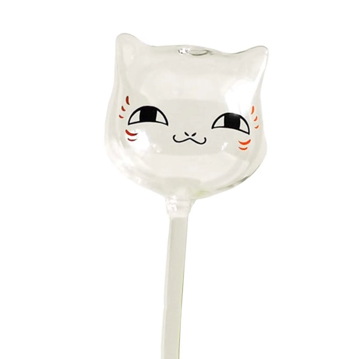 Watering Globes - Glass, Cat-Themed, 9.4" Long, Slow-Drip