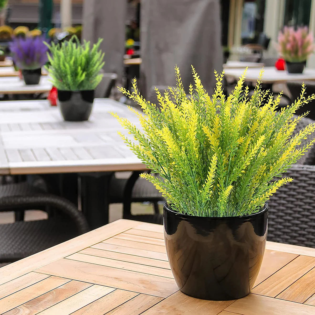 Artificial Lavender Stems - 5 or 10 Pack , Various Colors