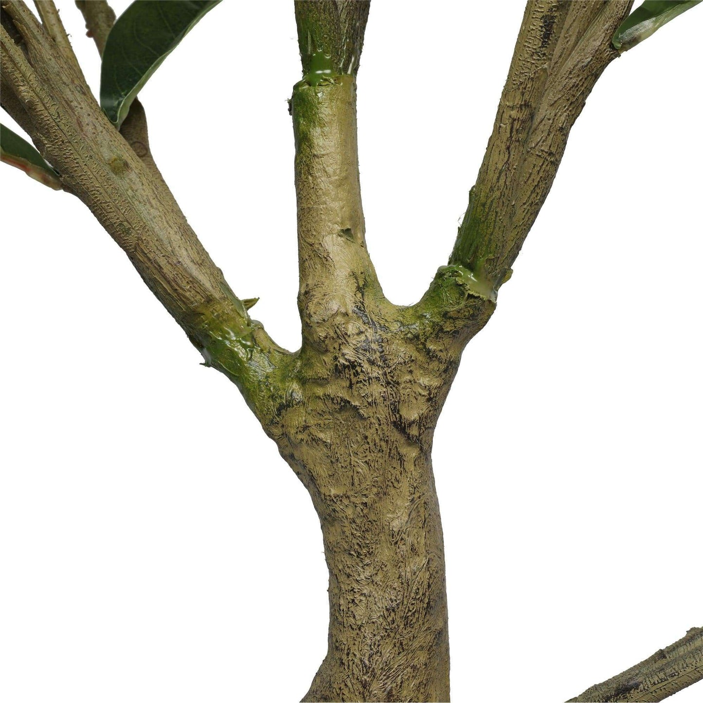 Artificial Magnolia Tree - 4.3 ft Tall, Pot Included, White Petals
