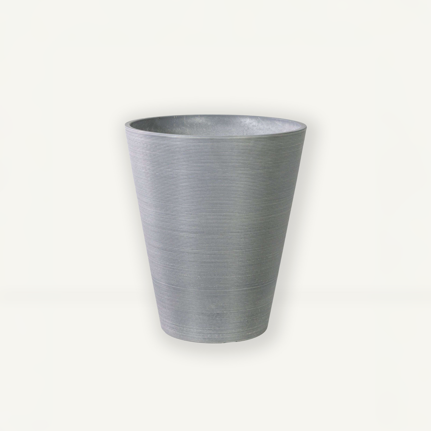 Extra Large Planter (Grey) - 15" W X 18.5" H, for Larger Sized Plants, Indoor / Outdoor Use