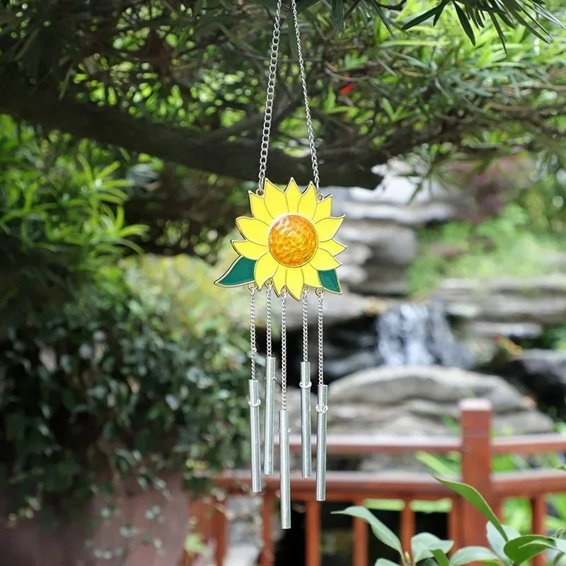 sunflower-themed-wind-chimes