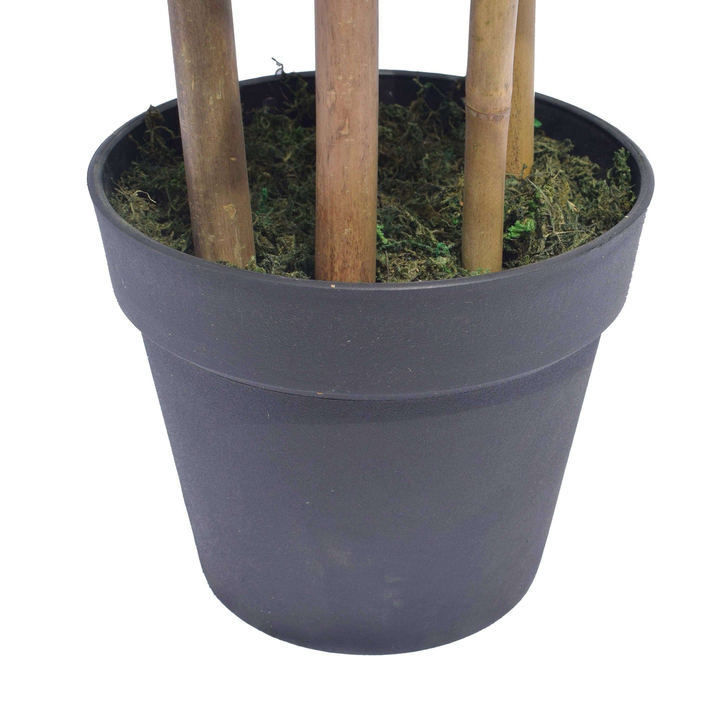 Artificial Bamboo Tree - 4.9 ft Tall, Pot Included