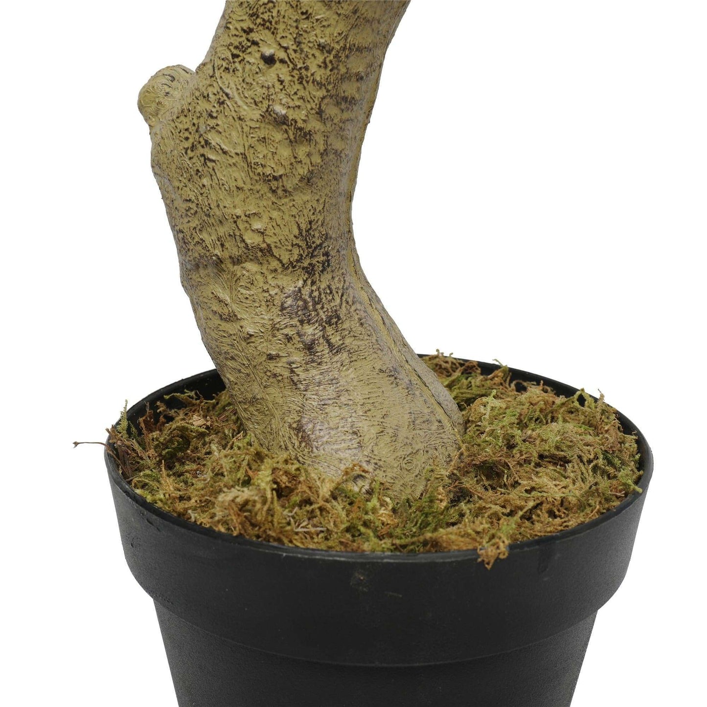 Artificial Magnolia Tree - 4.3 ft Tall, Pot Included, White Petals