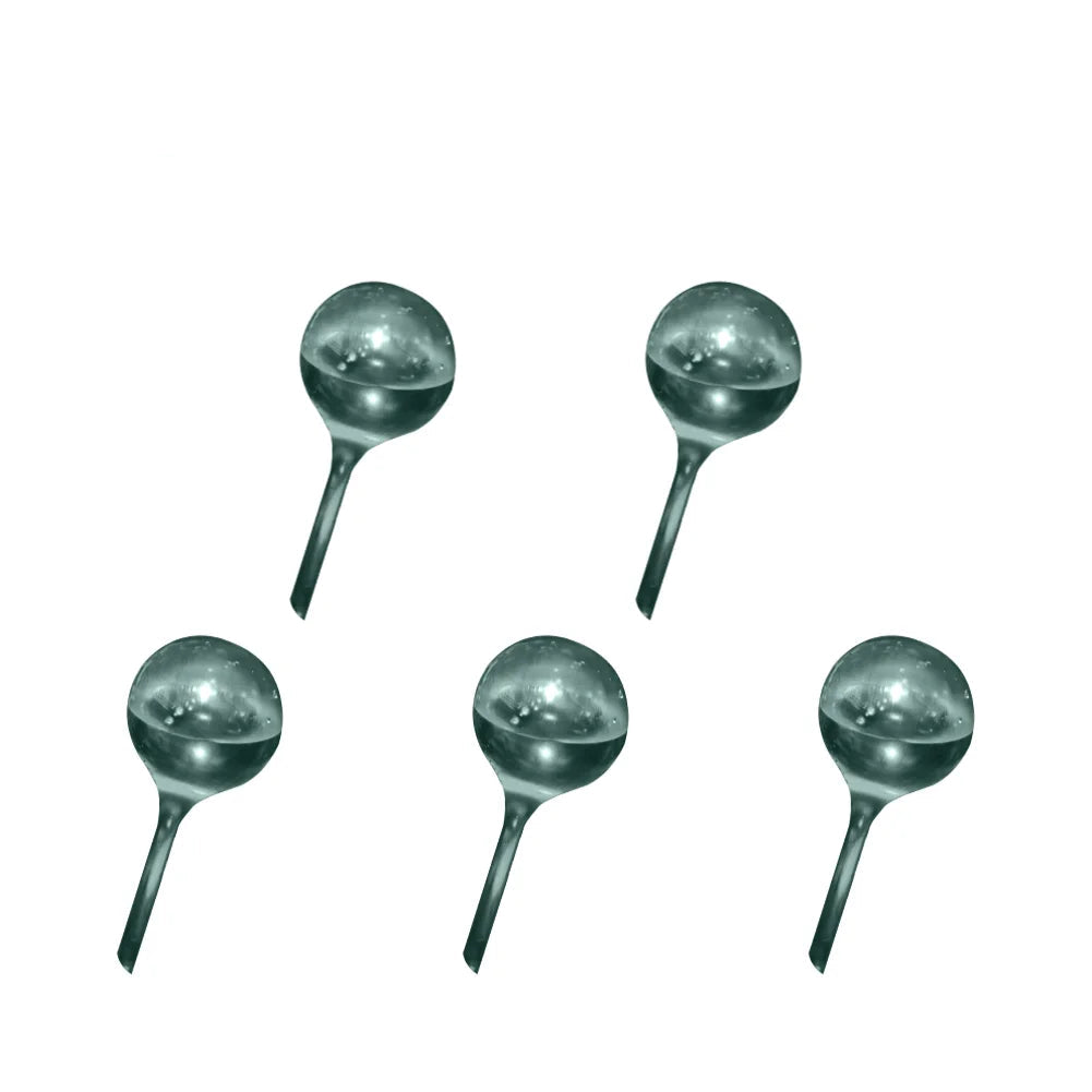 Small Watering Globes - 5 Pack, Available in Various Colors, Plastic