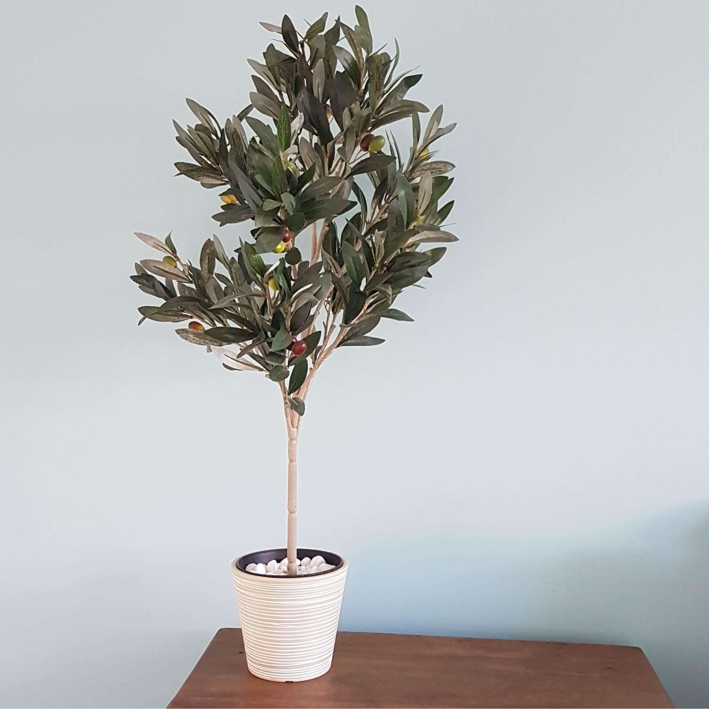 Plant Pot (Cream) - 6.7" W for Medium Sized Plants