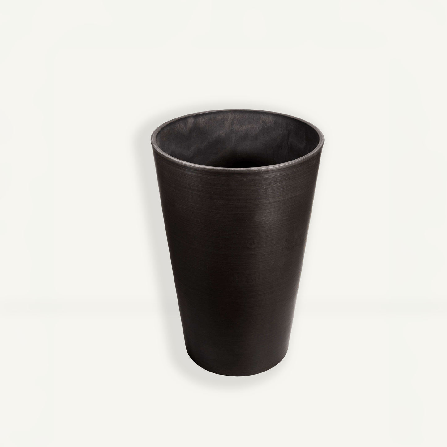 Extra Large Planter (Jet Black) - 12.2" W x 18.5" H, for Larger Sized Plants, Indoor / Outdoor Use