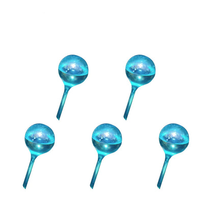 Small Watering Globes - 5 Pack, Available in Various Colors, Plastic