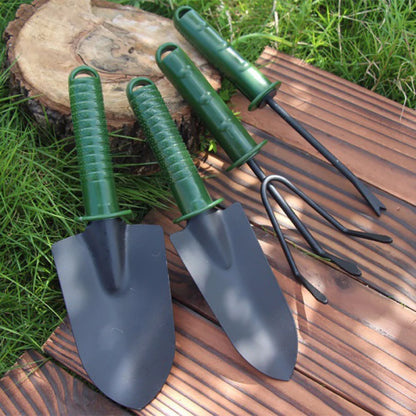 Garden Tool Bundle (Green) - 4 Pack, Comes with Hand Weeder