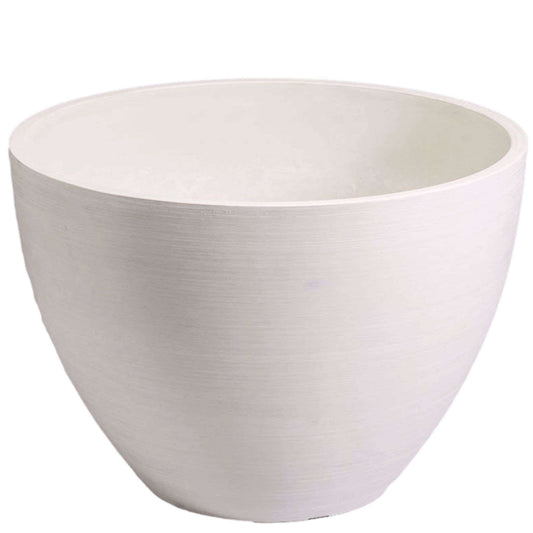 Large White Planter - 11.8" Round for Larger Plants