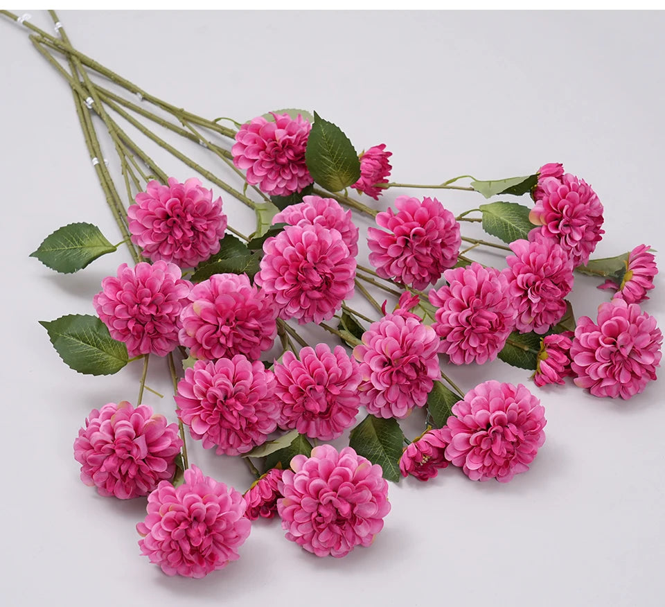 Silk Chrysanthemum Stems - 30.7" L, Available in Assorted Colors