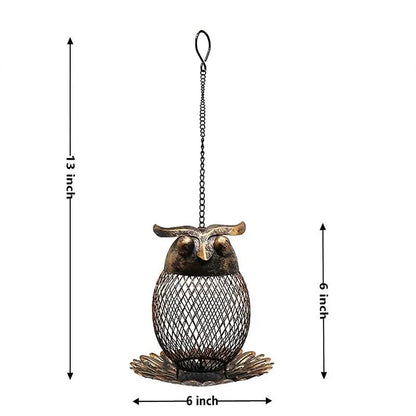 Decorative Owl Bird Feeder