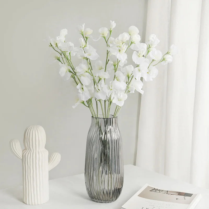 Silk Sweet Pea Flowers - 24.4" L, Available in Assorted Colors