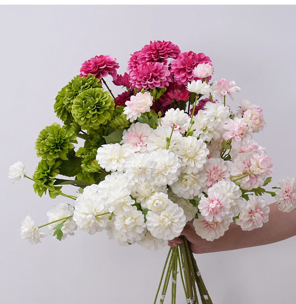 Silk Chrysanthemum Stems - 30.7" L, Available in Assorted Colors