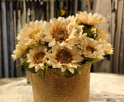 Silk Sunflower Bouquet - 20.8" L, Available in Assorted Colors