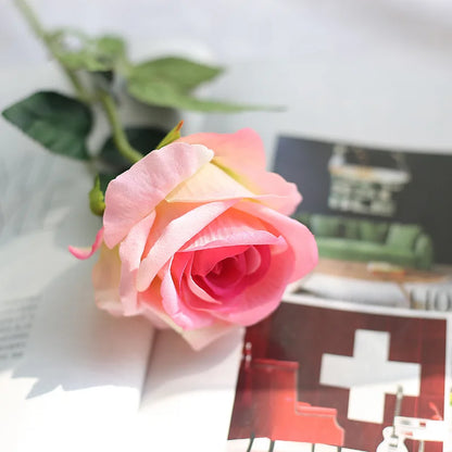 Silk Roses - 3 Pack Bundle, Available in Assorted Colors, 20.8"