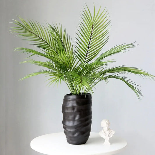 palm fronds showcased in a vase