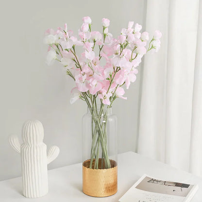 Silk Sweet Pea Flowers - 24.4" L, Available in Assorted Colors