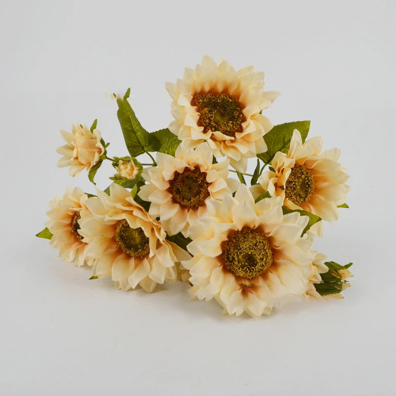 Silk Sunflower Bouquet - 20.8" L, Available in Assorted Colors