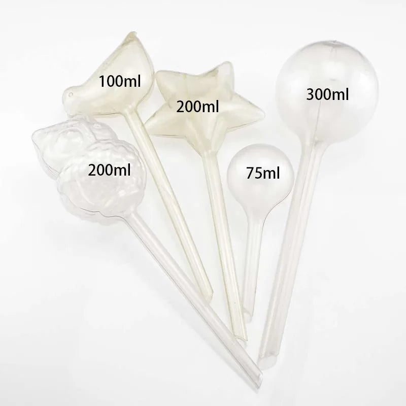 Plastic Watering Globes - for Slow Release Drip, Comes in a 3 Pack