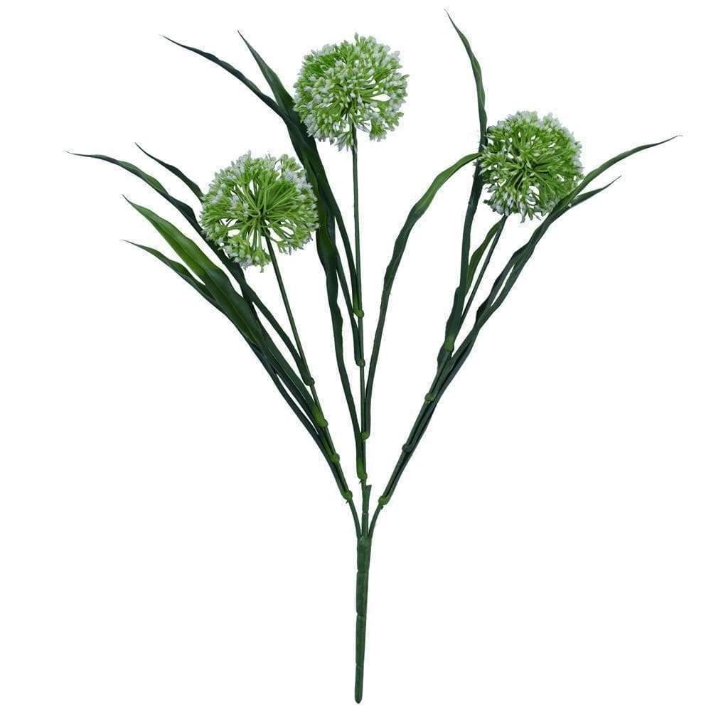 a white hydrangea sprig from an alternate view