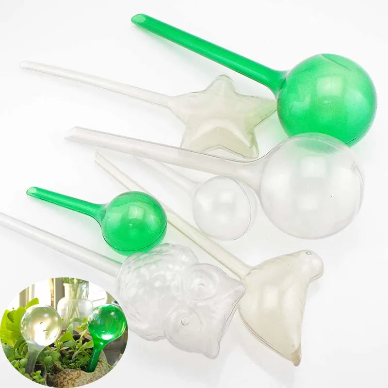 Plastic Watering Globes - for Slow Release Drip, Comes in a 3 Pack