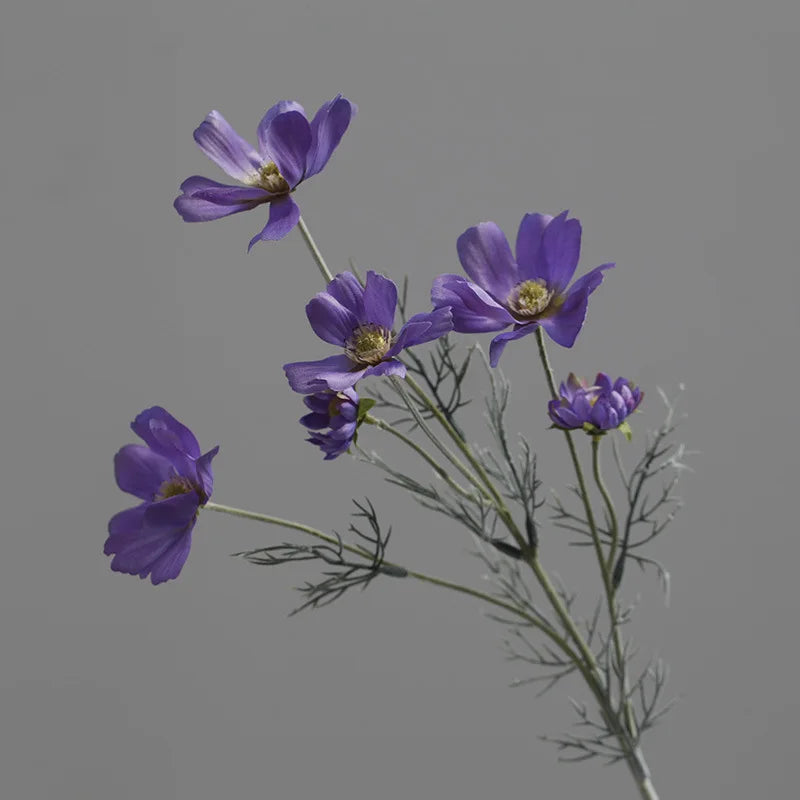 silk cosmos stems