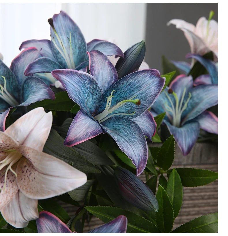 Silk Lilies - 20.8" L, Available in Assorted Colors