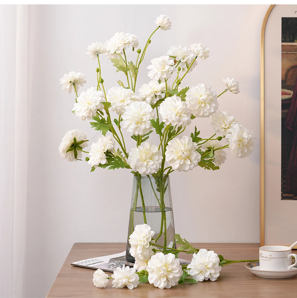 Silk Chrysanthemum Stems - 30.7" L, Available in Assorted Colors