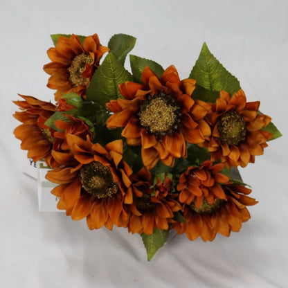 Silk Sunflower Bouquet - 20.8" L, Available in Assorted Colors