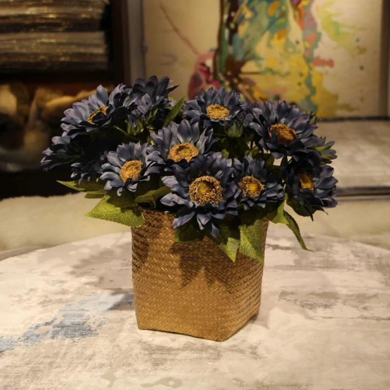 Silk Sunflower Bouquet - 20.8" L, Available in Assorted Colors