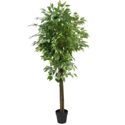 an artificial ficus tree