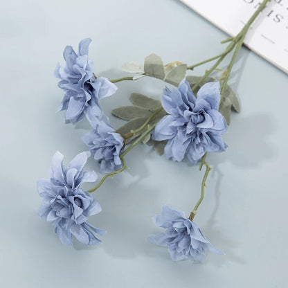 Artificial Silk Dahlias - 35.4" H, Available in Assorted Colors