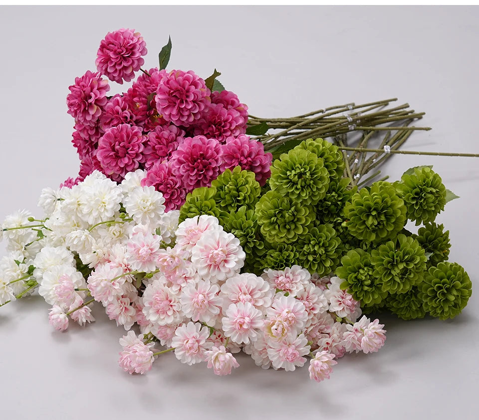 Silk Chrysanthemum Stems - 30.7" L, Available in Assorted Colors