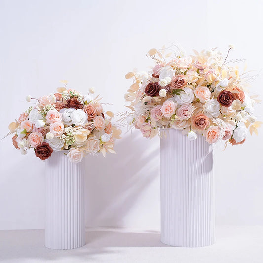 bouquets of silk flowers