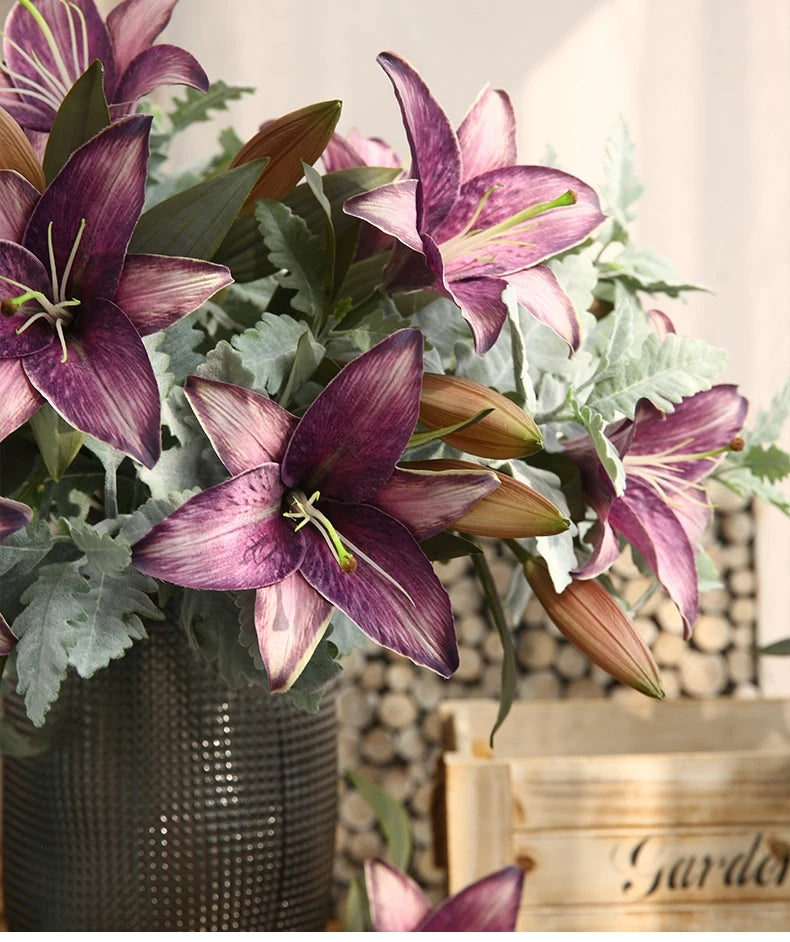 Silk Lilies - 20.8" L, Available in Assorted Colors