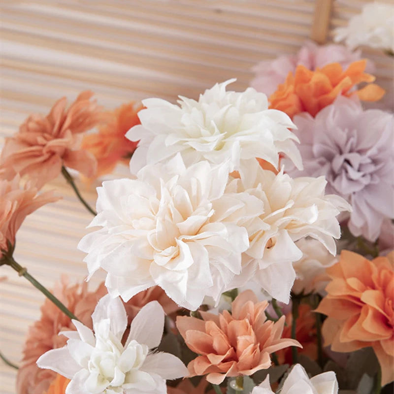 Artificial Silk Dahlias - 35.4" H, Available in Assorted Colors