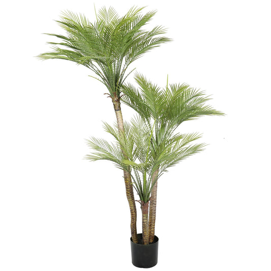 Artificial Parlor Palm -  5.9 ft H, Indoor / Outdoor Use