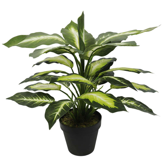 an artificial potted plant