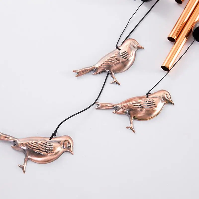 Bird-Themed Wind Chimes Set