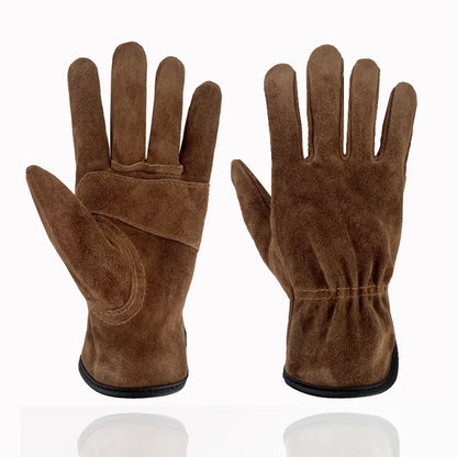Leather Gardening Gloves - Various Sizes, Available in Brown