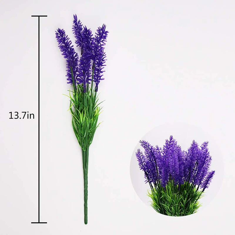 Artificial Lavender Sprigs - 10 Pack