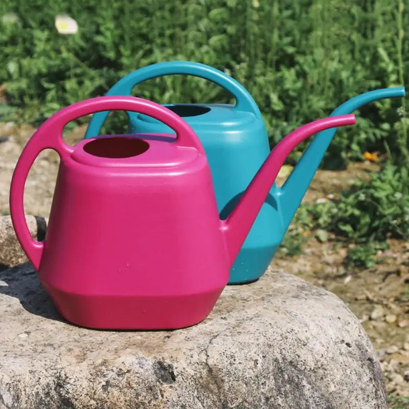 2L Watering Pail - Ergonomic Handle, 7" Long Nozzle