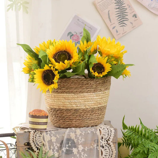 Rattan Planter Baskets - Available in Assorted Sizes & Patterns