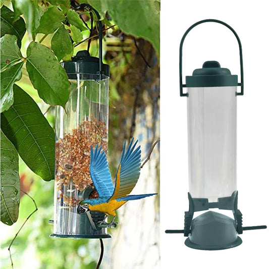 Hanging Bird Feeder (Dark Green)