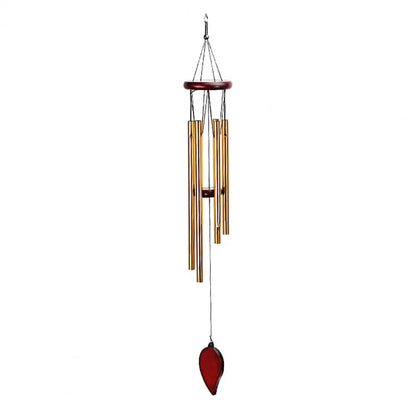 Metal and Wooden Wind Chimes Set