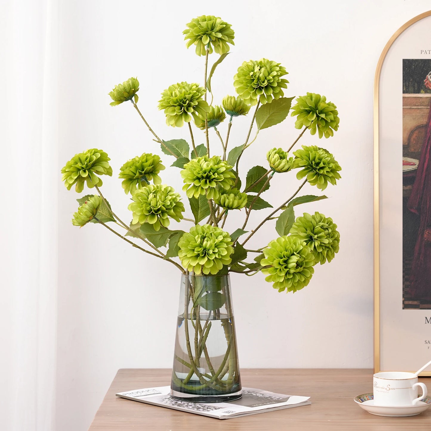 Silk Chrysanthemum Stems - 30.7" L, Available in Assorted Colors