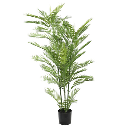 an artificial palm tree