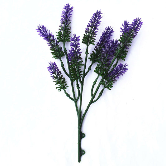 an artificial lavender sprig