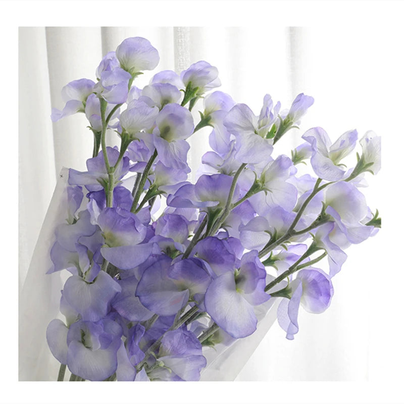 Silk Sweet Pea Flowers - 24.4" L, Available in Assorted Colors